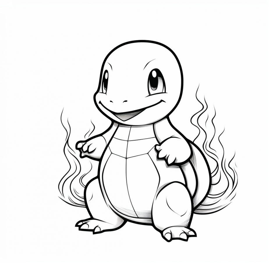 How To Color Charmander Coloring Page