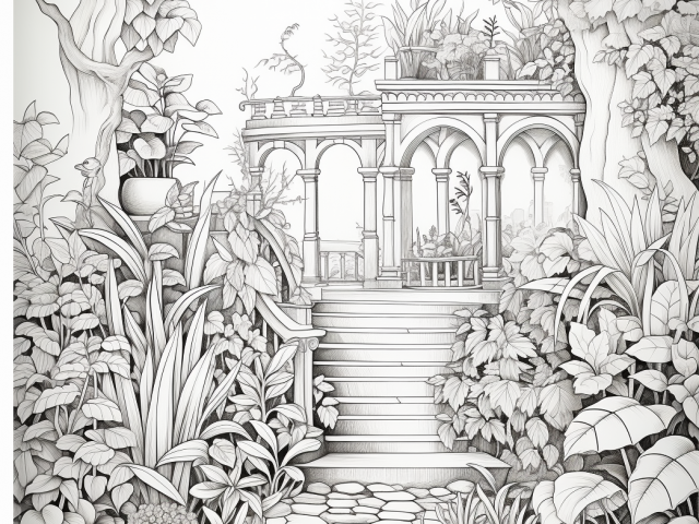 Free printable coloring page of Garten Of Banban House