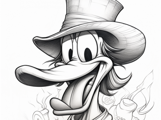Free printable coloring page of Goofy