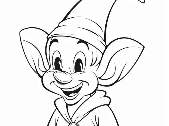 Free coloring page of Pinnochio